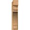 Ekena Millwork Merced Block Rough Sawn Outlooker, Western Red Cedar, 8"W x 30"D x 36"H OUT08X30X36MRC05RWR - alternate 3
